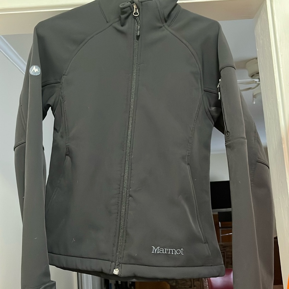 Marmot BLACK Zip Fall-Winter Jacket